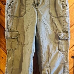 Tommy Hilfiger Women's Khaki Cropped Pants